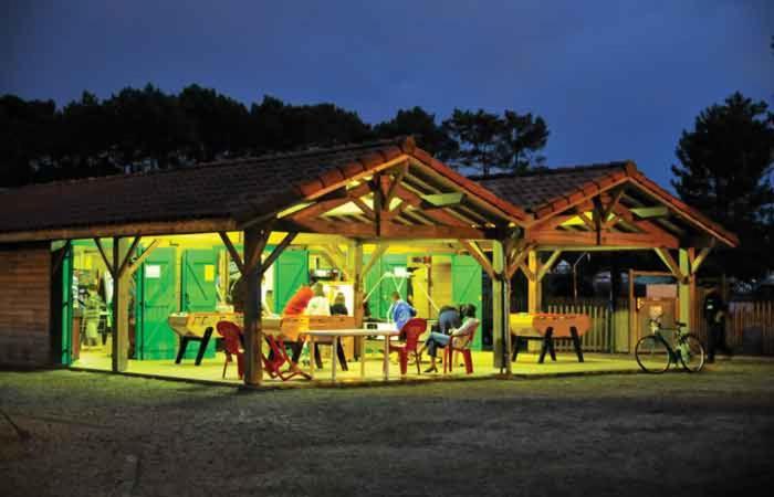 Chalet Camping Les Vignes Lit-et-Mixe Exterior photo