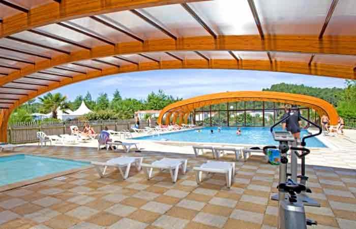 Chalet Camping Les Vignes Lit-et-Mixe Exterior photo