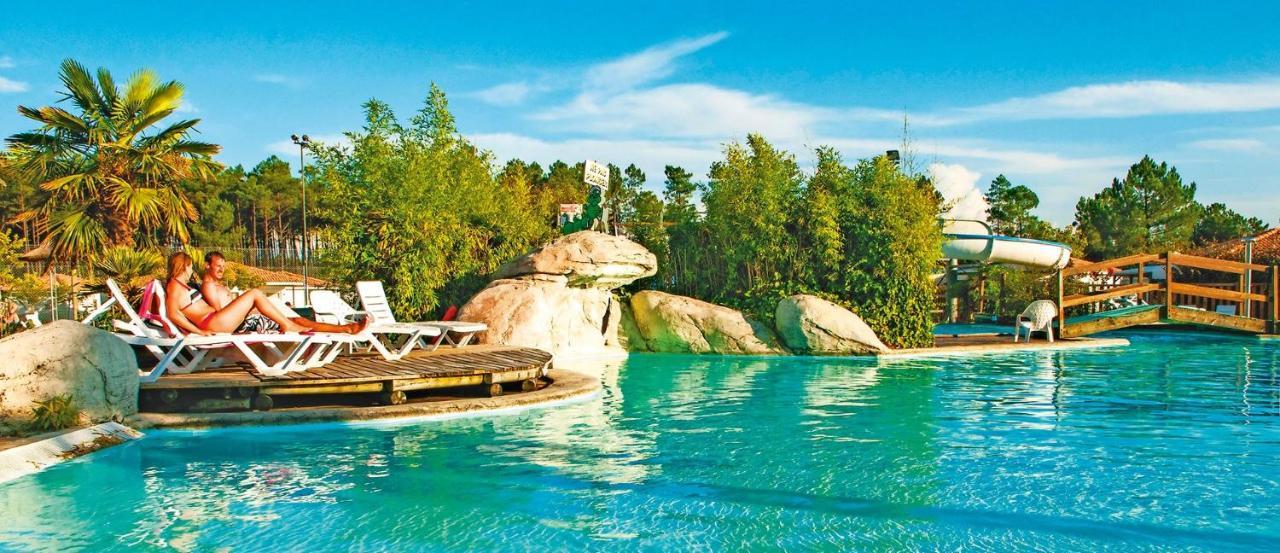 Chalet Camping Les Vignes Lit-et-Mixe Exterior photo