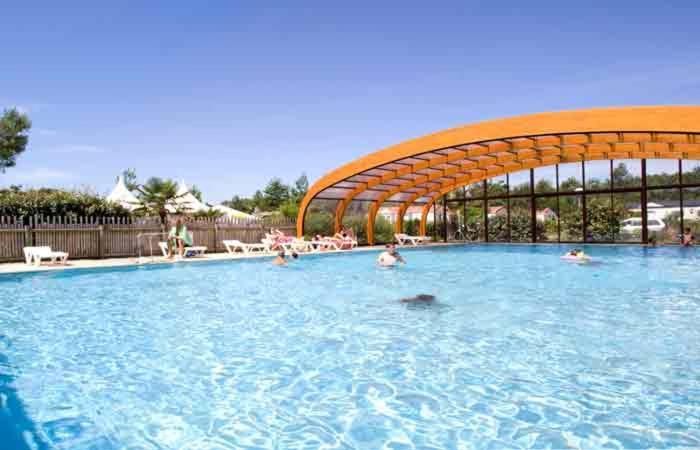 Chalet Camping Les Vignes Lit-et-Mixe Exterior photo