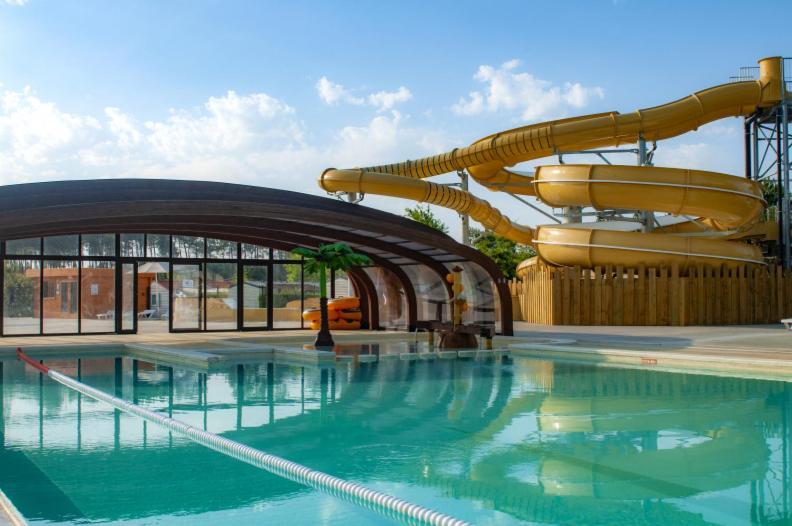 Chalet Camping Les Vignes Lit-et-Mixe Exterior photo