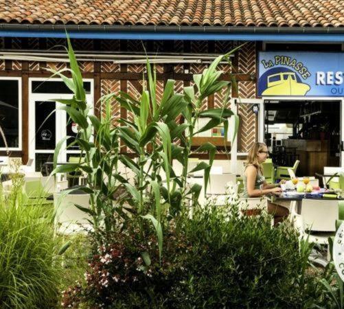 Chalet Camping Les Vignes Lit-et-Mixe Exterior photo