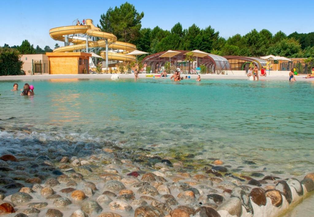 Chalet Camping Les Vignes Lit-et-Mixe Exterior photo